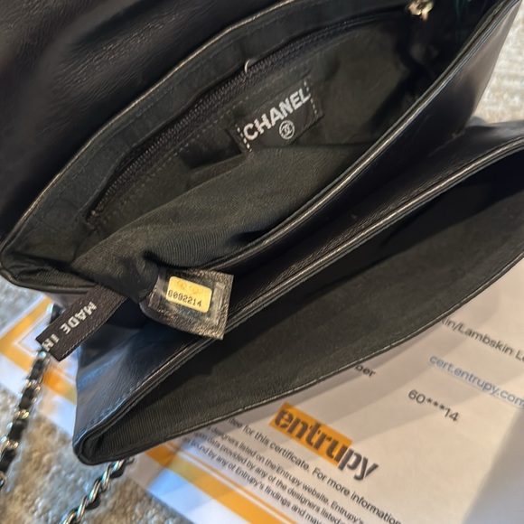 🔥❤️ CHANEL CHOCOLATE BAR 2.55 LAMBSKIN FLAP CLUTCH/WAIST BAG 🔥❤️ - Picture 6 of 16